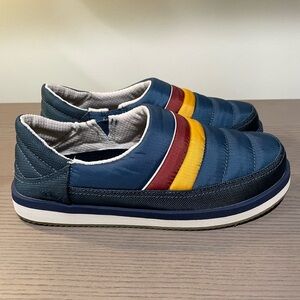 NWOT Sanuk Puffy Chiller Low SL-Unisex Indoor Color Block Slippers